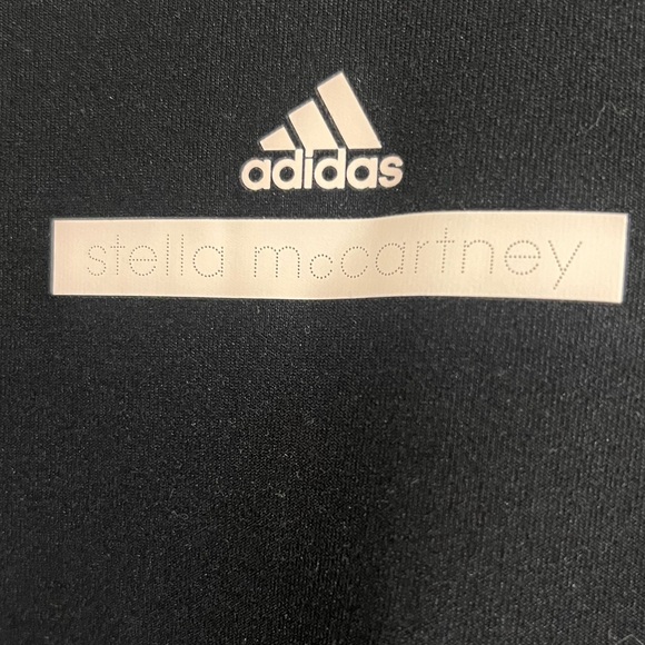 Adidas by Stella McCartney Black Zip Up Activewear Sweater Women’s size XS - Picture 7 of 10